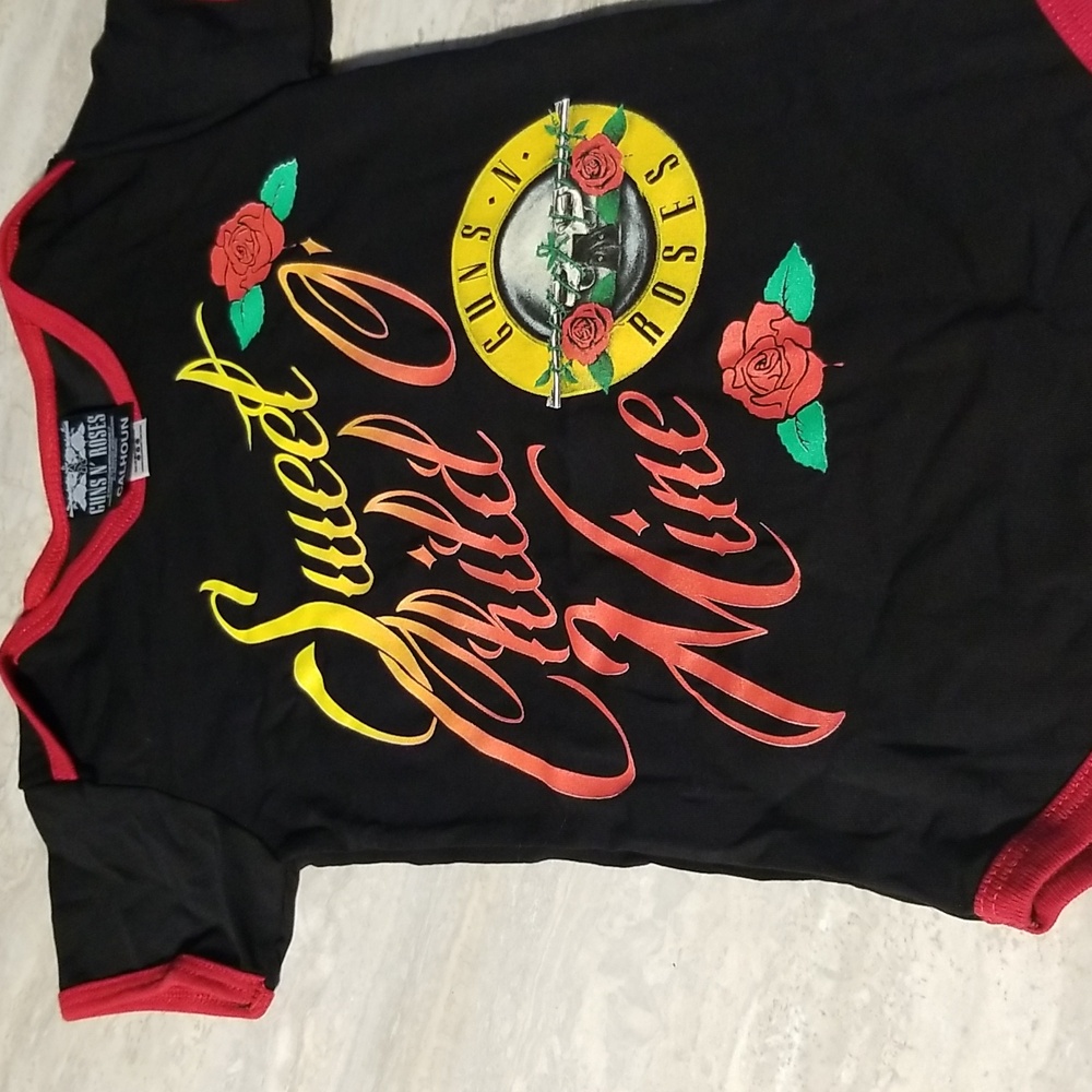 New Sweet Child of mine Guns and Roses onesie size 12-18m